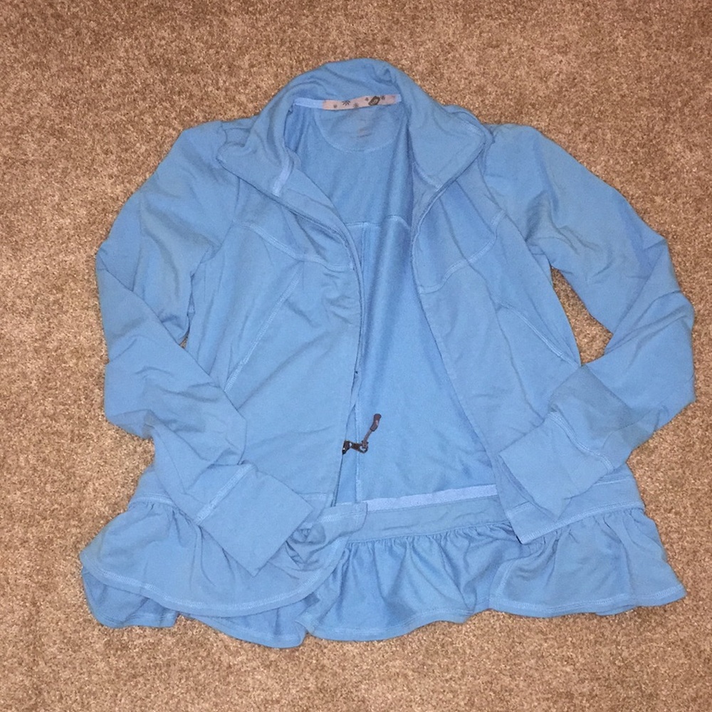 Athleta removable ruffle jacket